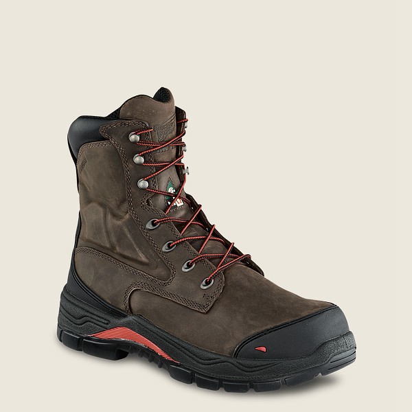 Red Wing Safety Boots King Toe® Adc - 8-Inch Waterproof Csa Metguard Toe - Mørke Grå - Herre 7592-RE